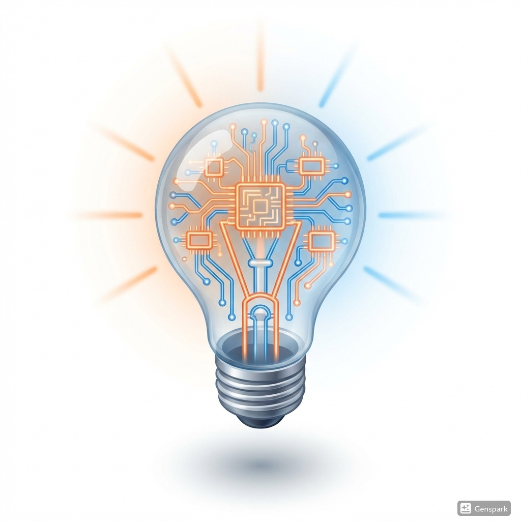 gallery-3 3D Rendered Icon Of Innovative Lightbulb With Intr 1771243316883